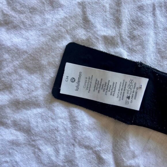 Lululemon Simply Sheer Bra Black 34C – Soft, Stretchy, Breathable - Picture 10 of 10